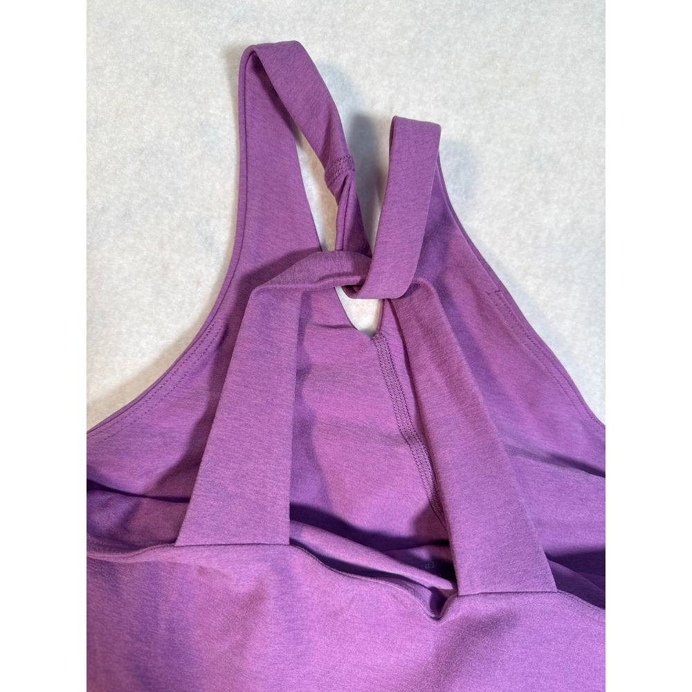 Beyond Yoga Women XS Dress Spacedye One Shoulder Bright Iris Purple SD6190 NWT - Picture 5 of 11